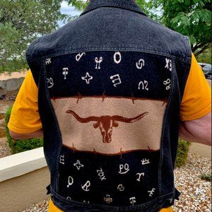 Men's XL Pendelton denim vest